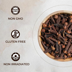 Organic Hand Picked Whole Cloves 3.5 Oz. Harvested from a USDA Certified Organic