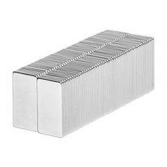 1/2 x 1/4 x 1/32 Inch Thin Neodymium Rare Earth Block Magnets N52 (100 Pack)