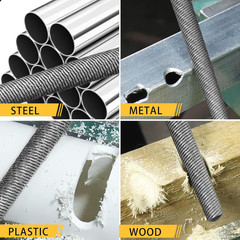 8″ Round Metal File Carbon Steel Rat Tail File Tool Sharpener For Wood Metal