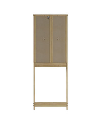 Ardent Over Toilet Storage Cabinet Euro Oak Bathroom Space Saver