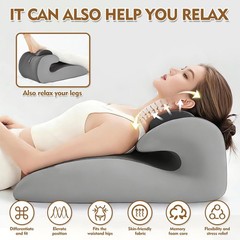 Sweet Spot Couple Pillow Couple Pillow Hip Pad Wedge Pillow Memory Foam 27°Angle