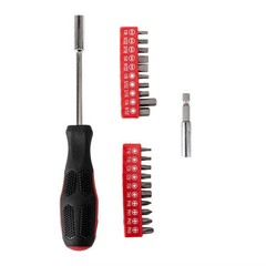 39-Piece Tool Set – General Household Hand Tool Kit with Plastic Toolbox Storage