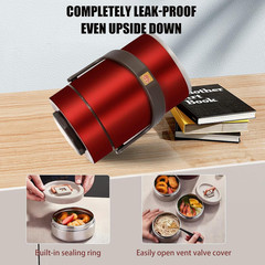 67 Oz Adults Stainless Steel Vacuum Insulated Wide Mouth Soup Food Thermo Hot Fo