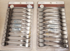 Warwick Satin Nickel Cabinet Pulls ~ TWO New 10 Packs ~ Contemporary Style
