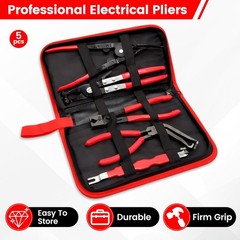 5Pcs Automotive Electrical Disconnect Pliers Kit, Connector Removal Tool, Str…