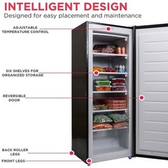 Frigidaire 6.5 Cu. ft. Garage Ready Upright Freezer, Compact Vertical Freezer