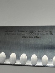 Wüsthof Dreizack Grand Prix 4189 17cm Santoku Knife Solingen Germany