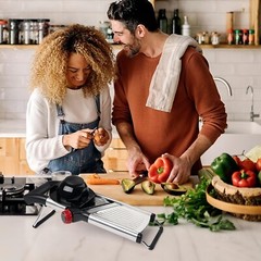 X Home Adjustable Mandoline Slicer Stainless Steel Vegetable Chopper Food Cutter
