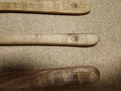 3 PC Indian Neem Wood Ladle, Spatula, Fork, Naturally Non Stick, 12″, Handcarved