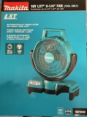 Makita DCF203Z Cordless 18 Volt 9 1/4” Oscillating Fan New
