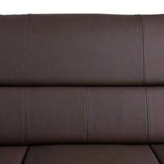 NEW Brown Leather Gel 2PC Sofa Set Contemporary Modern Living Room Furniture