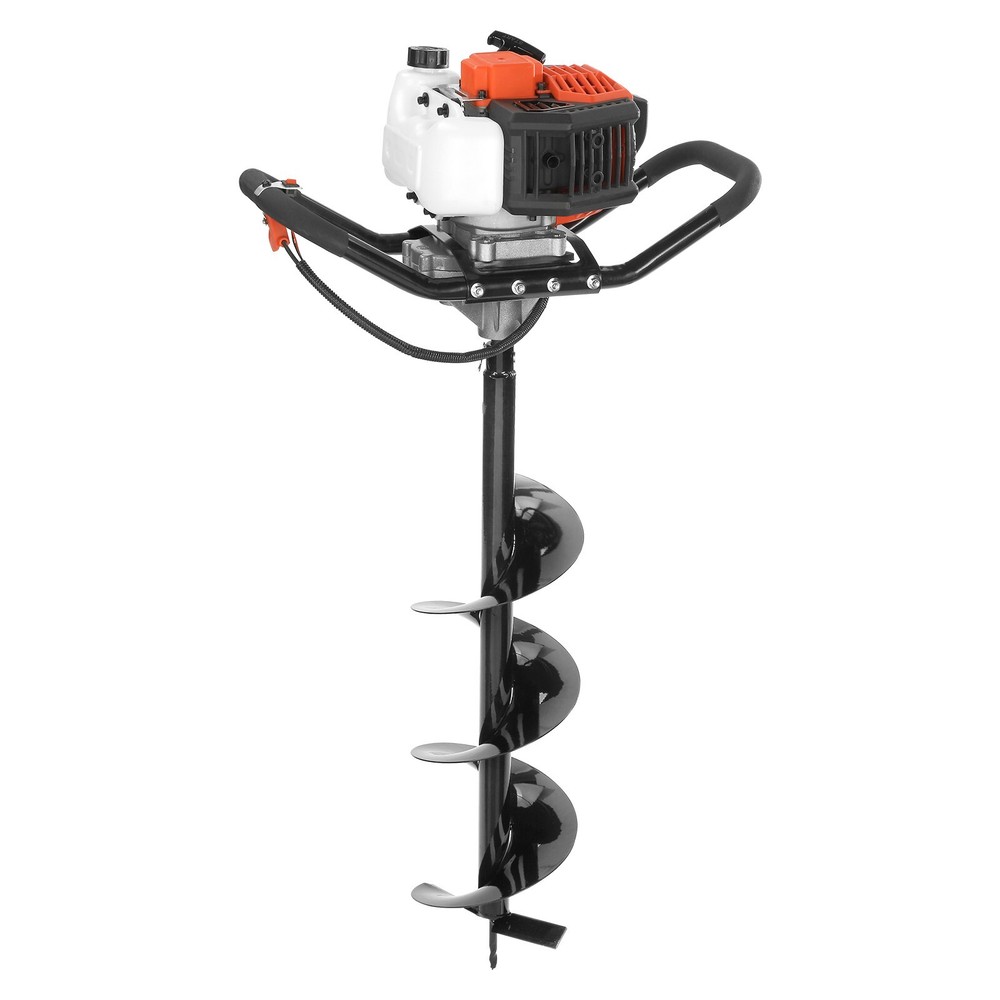 Post Hole Digger 43cc Gas Powered Earth Digger with 8″ Auger Drill Bit