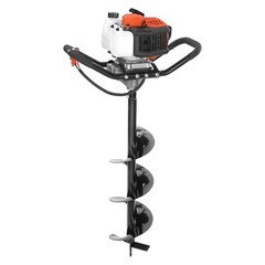 Post Hole Digger 43cc Gas Powered Earth Digger with 8″ Auger Drill Bit