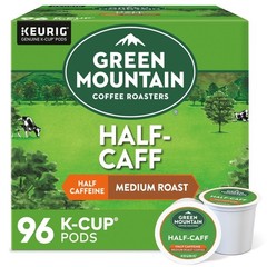 Green Mountain Coffee Half-Caff, K-Cup Pod, Medium Roast, 96ct – HOT ITEM