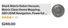 SHARK MATRIX ROBOT 50% more suction VS. best iRobot WHOLE-HOME CLEAN MULTI SURF.