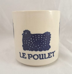 Taylor & NG LE POULET Chicken 3.5” High Ceramic Coffee Mug