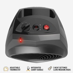 Vornado VH200 1500-Watt Electric Portable Space Heater, Whole Room Vortex Heat