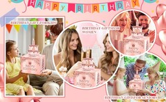 Birthday Money Pull Box for Cash with DIY Self-Adhesive Stickers for Any Age,