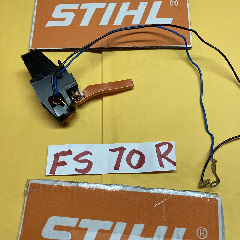NEW Genuine OEM STIHL FS 70R Trimmer Stop Kill Switch Lockout Housing Assembly