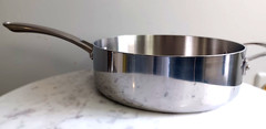 New Bergner Tri-Ply Stainless Steel Fry Pan / Sauté Pan (Braiser) with Lid