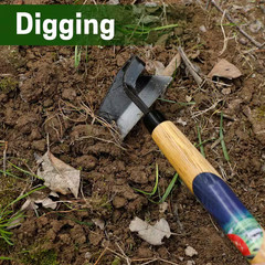 10.3 In. Weeder Hand Sickle All Steel Blade Sharp Durable Ergonomic Grip for Eff