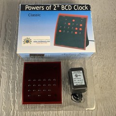 Anelace Binary Clock Powers of 2 BCD w/ Manual & Box WORKS