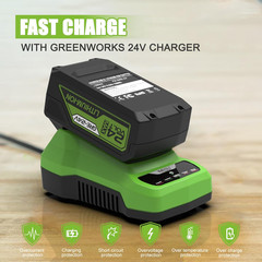 24V 12.0Ah Batteries Replacement for Greenworks 24V Battery Model 29842 29852