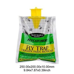 10 Pack Outdoor Fly Traps, Disposable Non Toxic Hanging Catcher Killer Large Bag