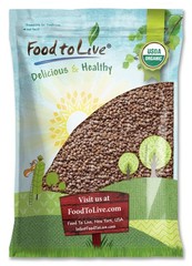 Organic Red Lentils Whole – Non-GMO, Kosher, Raw, Sproutable – by Food to Live