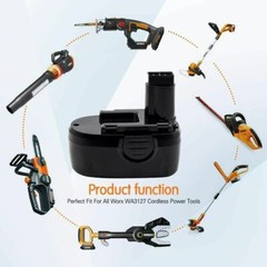 2 Pack For Worx 18V WA3152 Battery WA3127 WG150 WG152 WG153 WG250 Cordless Tools