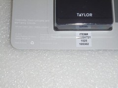 TAYLOR PRECISION PORTIONS DIGITAL KITCHEN SCALE, (16 oz/500 g) NEW MFG. SEALED!
