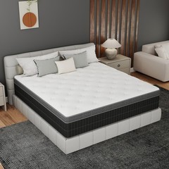 10/12/14 Inch Gel Memory Foam Hybrid Spring Mattress Twin Full Queen King In Box
