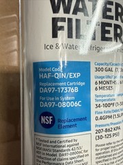 Samsung Water Filter Ice And Water Refrigerator Filter DA97-17376B/ New Sealed