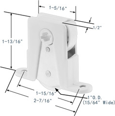 Sliding Screen Door Rollers Replacement for Andersen Part #1274104 (Before 1991