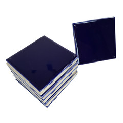 Blue Cobalt Ceramic Tile 4.25 in Subway Square Shower Kitchen Wall Backsplash