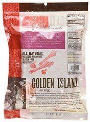 4 Packs Golden Island Korean BBQ Pork Jerky 14.5 oz Each Pack