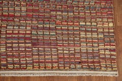 Checkered Moroccan Modern Area Rug 8×10 Hand-knotted Wool Oriental for Any Room