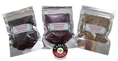 Kampot Gourmet Pepper From Cambodia – Trifecta – Red, Black, White 60 Grams Each