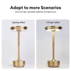 Cordless LED Touch Sensor Table Lamp Rechargeable Dimmable Bar Desk Night Light