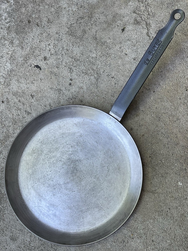 Vintage French Carbon Steel 9.5″ Crepe Pan 24cm Frying Pan de Buyer France