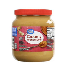 Great Value Creamy Peanut Butter, Spread, 64 oz – Free Shipping New