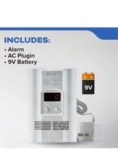 Kidde FireX Plug-in Carbon Monoxide Propane Natural and Explosive Gas Detector