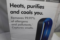 Dyson Pure Hot+Cool HP01 Air Purifier Fan Heater Blue Black w/ Remote BLUE