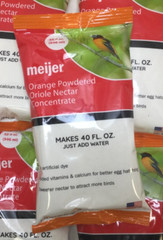 Meijer Orange Powdered Oriole Nectar Concentrate, Makes 40 Oz (6PK)