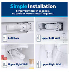 1-PACK Genuine XWFE Replacement Water Filter for Compatible GE Refrigerators