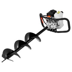 VEVOR Gas Post Hole Digger 52CC 1450W with 8” Drill Bits & 1 Extension Rod