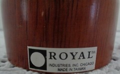Vintage Wood Pepper Mill / Grinder – Royal Industries – 12.5 in READ