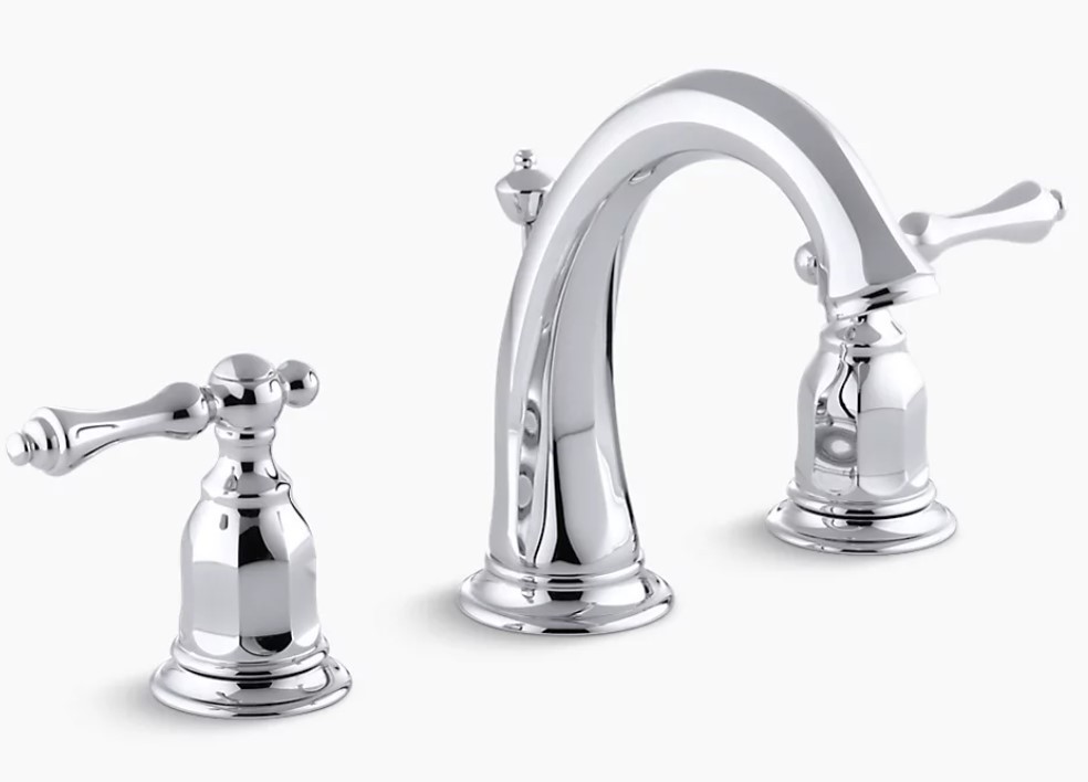 Kohler Kelston K-13491-4-CP Widespread Bathroom Faucet Polished Chrome