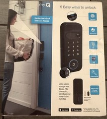 myQ Secure View™ 3-in-1 Smart Lock with 2K HDR Video Doorbell Camera
