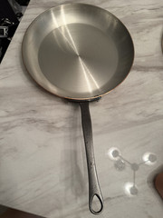 Copper/Stainless 10in Frying Pan Skillet Long Handle Induction Gas Electric